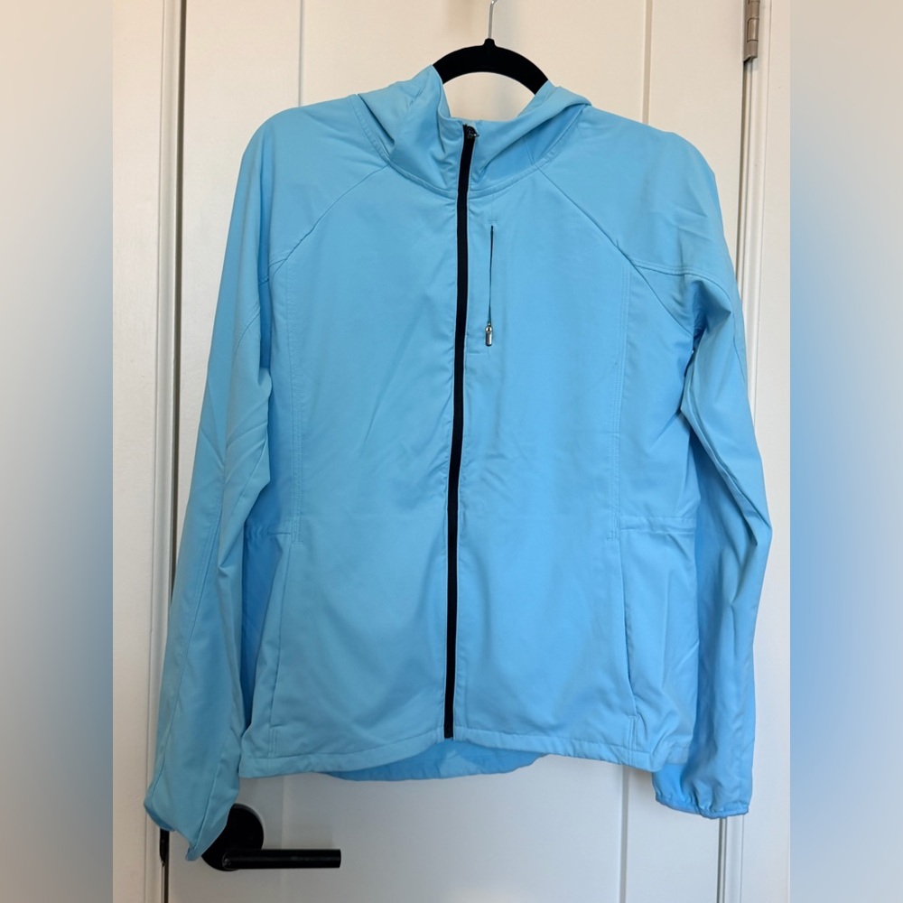 Athleta Sky Blue Zip-Up Jacket
